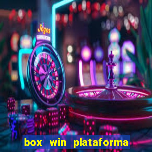 box win plataforma de jogos